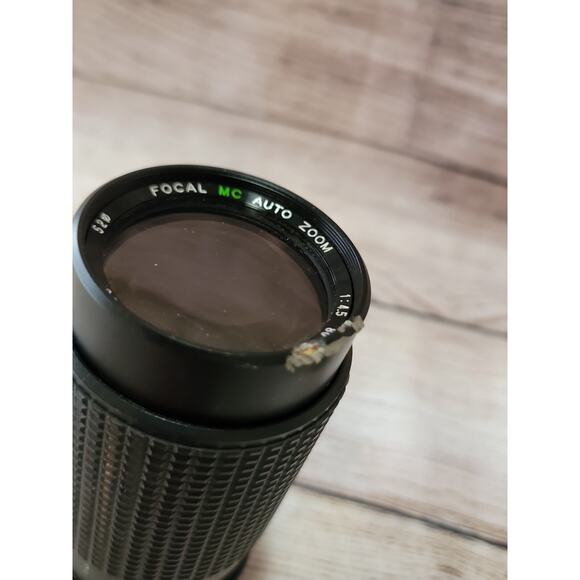 Focal MC Auto F4.5 80-200mm w/ cap Pentax PK Mount Lens SLR/Mirrorless Cameras - Picture 4 of 16